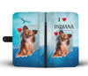 Lovely Chihuahua Print Wallet CaseIN State