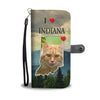 Maine Coon Cat Print Wallet CaseIN State