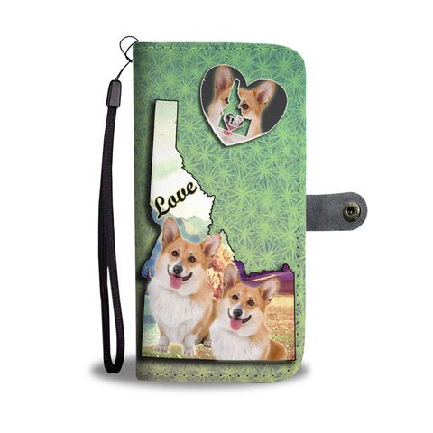 Cardigan Welsh Corgi Dog Print Wallet CaseID State