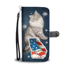 Siberian Cat Print Wallet CaseGA State