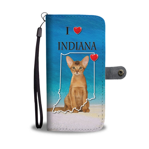 Abyssinian Cat Print Wallet CaseIN State