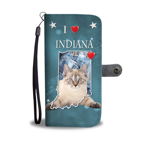 American Bobtail Cat Print Wallet CaseIN State