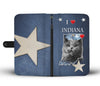 British Shorthair Cat Print Wallet CaseIN State