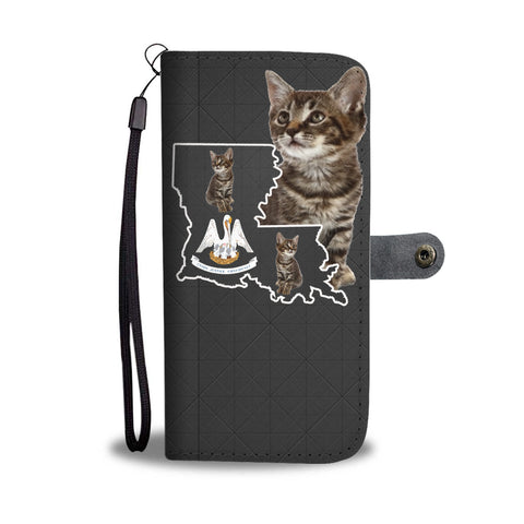 Manx cat Print Wallet CaseLA State