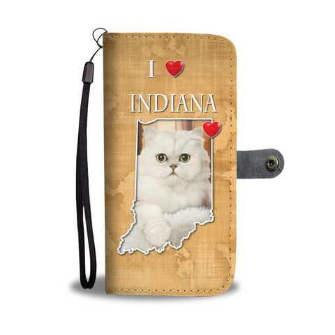 Persian Cat Print Wallet CaseIN State