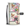 Lovely Cardigan Welsh Corgi Print Wallet CaseNY State