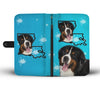 Bernese Mountain Dog Print Wallet CaseLA State