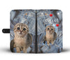Cute Scottish Fold Cat Print Wallet CaseIN State