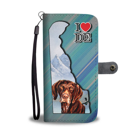 German Shorthaired Pointer Print Wallet CaseDE State