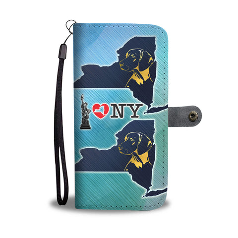 Vizsla Dog Golden Art Print Wallet CaseNY State