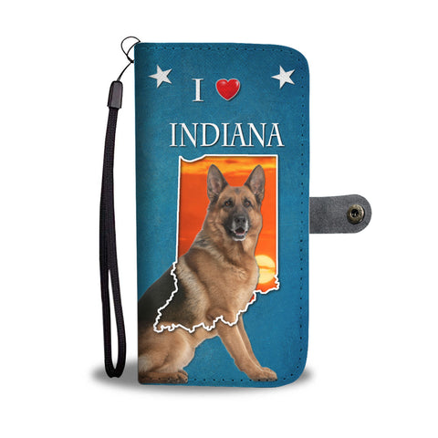 German Shepherd Print Wallet CaseIN State