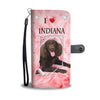 American Water Spaniel Print Wallet CaseIN State