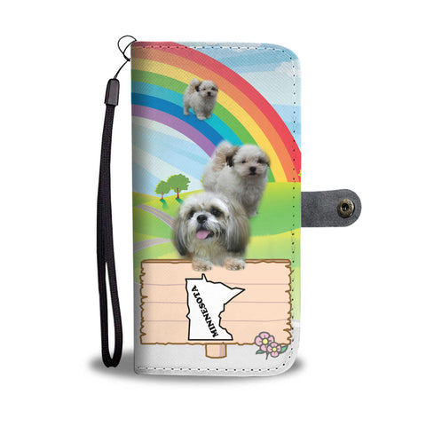 Shih Tzu Print Wallet CaseMN State