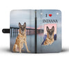 Belgian Malinois Dog Print Wallet CaseIN State