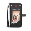 Clumber Spaniel Print Wallet Case IN State