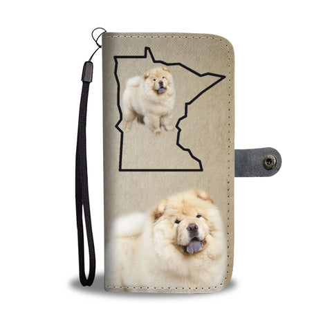 Chow Chow Print Wallet CaseMN State