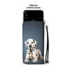 Cute Dalmatian Dog Print Wallet CaseIN State