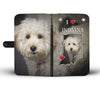 Cute Labradoodle Print Wallet CaseIN State