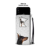 Doberman Pinscher Print Wallet CaseMN State