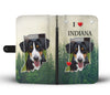 Entlebucher Mountain Dog Print Wallet CaseIN State