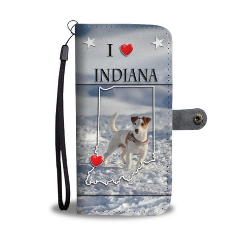 Jack Russell Terrier Print Wallet CaseIN State