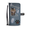 Norwegian Forest cat Print Wallet CaseMN State