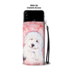 Cute Old English Sheepdog Print Wallet CaseIN State