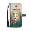 Cute Pembroke Welsh Corgi Print Wallet CaseIN State