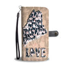 Border Collie In Lots Print Wallet CaseME State