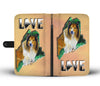 Rough Collie Dog Art Print Wallet CaseME State