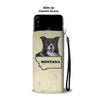 Border Collie Print Wallet CaseMT State