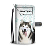 Alaskan Malamute Print Wallet CaseMT State