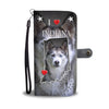 Cute Siberian Husky Print Wallet CaseIN State