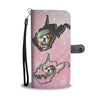 Bulldog With Cap Print Wallet CaseWV State