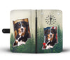 Bernese Mountain Dog Print Wallet CaseIN State