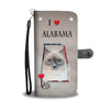 Ragdoll Cat Print Wallet CaseAL State