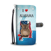 Cute Burmese Cat Print Wallet CaseAL State