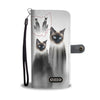 Siamese cat Print Wallet CaseOH State