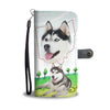 Siberian Husky Print Wallet CaseOH State