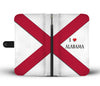 Alabama Print Wallet CaseAL State