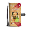 Airedale Terrier Print Wallet CaseAL State