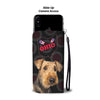 Airedale Terrier Print Wallet CaseOH State