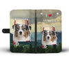 Australian Shepherd Print Wallet CaseAL State