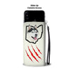 Amazing Siberian Husky Print Wallet CaseOH State