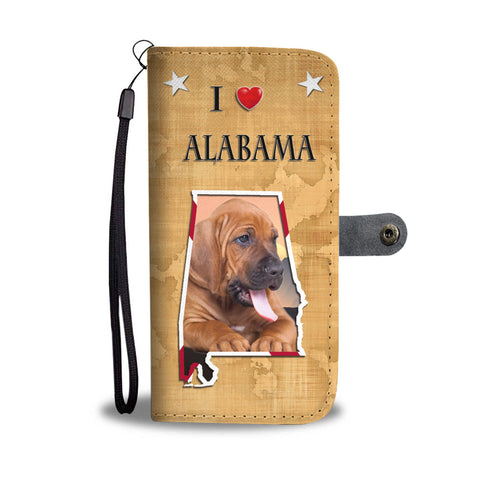 Bloodhound Print Wallet CaseAL State