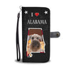 Cute Cesky Terrier Print Wallet CaseAL State