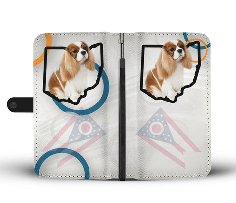 Cavalier King Charles Spaniel Print Wallet CaseOH State