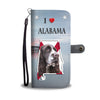 Cute English Springer Spaniel Print Wallet CaseAL State