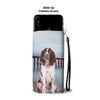 Cute English Springer Spaniel Print Wallet CaseAL State