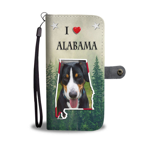 Entlebucher Mountain Dog Print Wallet CaseAL State